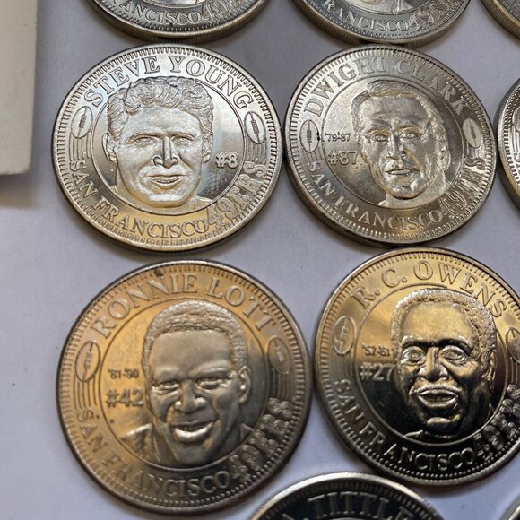 San Francisco 49ers then and now 1994-95 collectable coins 15 of 20 Lot #12 - Picture 9 of 12